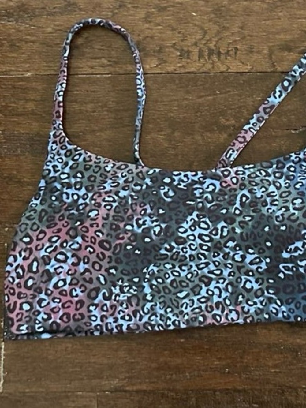 Lululemon Wunder Train Strappy Racer Bra
Light Support, size 6 multi leopard-NWT - Picture 5 of 11